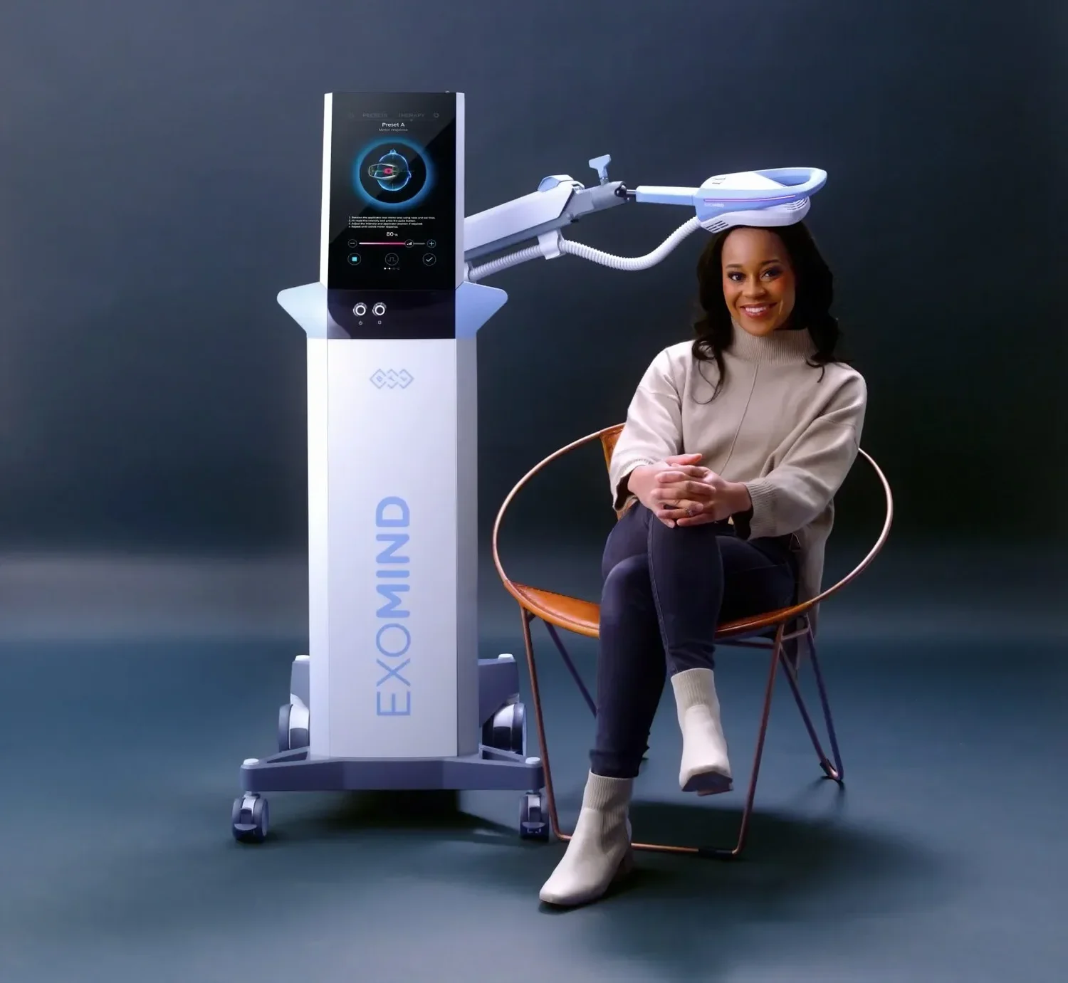 Exomind EXOMIND is designed for individuals experiencing symptoms of depression who are seeking a non-invasive, medication option. View Service
